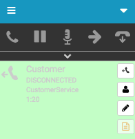 Outbound dialing interaction disconnected