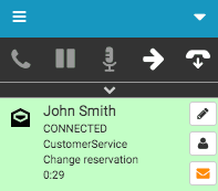 Email interaction connected