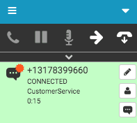 SMS interaction connected