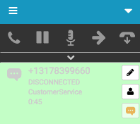 SMS interaction disconnected