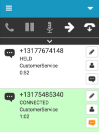 SMS icon indicating open message window
