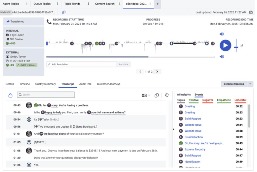 Work with sentiment analysis - Genesys Cloud Resource Center
