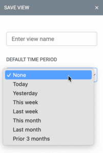 Choose a time period