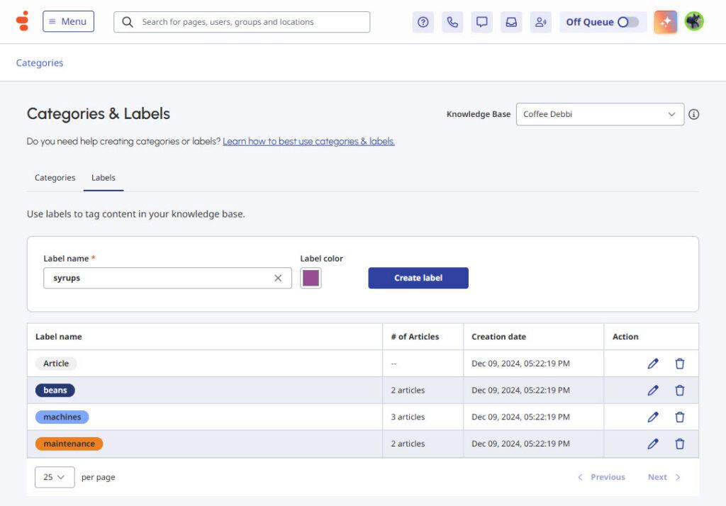 Knowledge workbench quick start guide V2 - Genesys Cloud Resource Center
