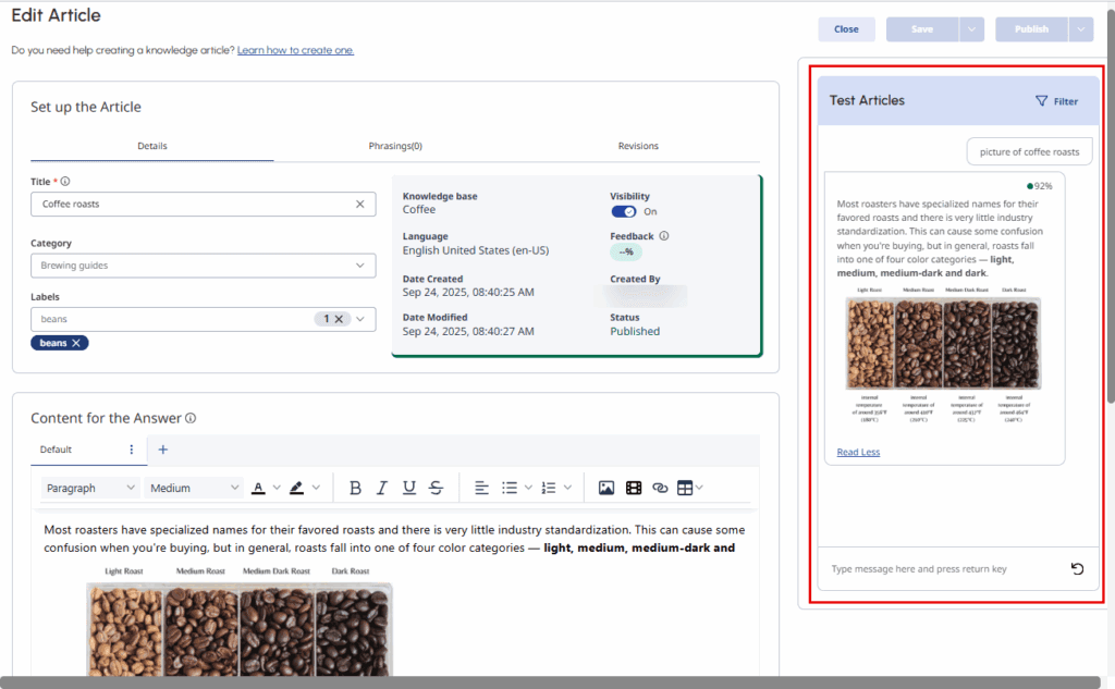 Knowledge workbench quick start guide V2 - Genesys Cloud Resource Center