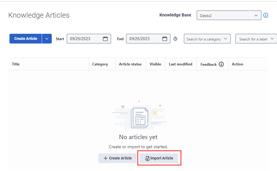 Import or export articles in a knowledge base v2 - Genesys Cloud ...