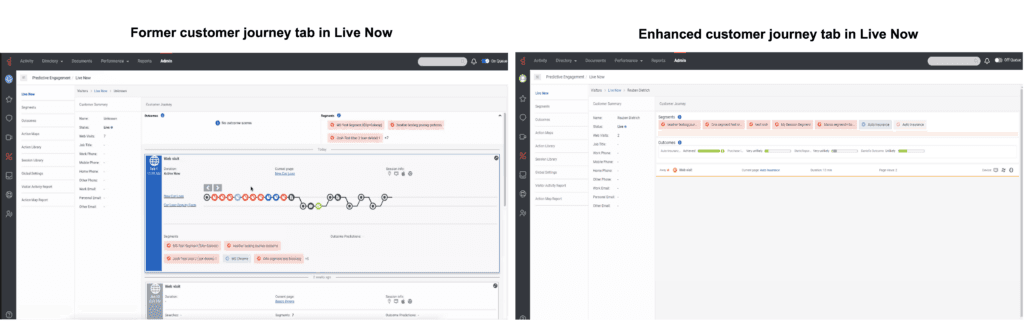 Live Now difference SCV
