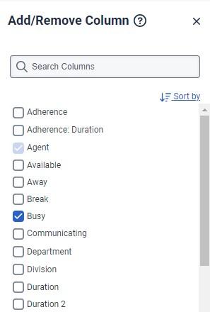 Old agent status view