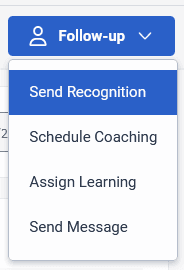 Send recognition from Agent Activity Insights Details