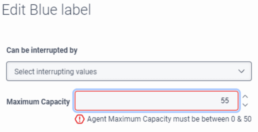Increased agent utilization capacity - After