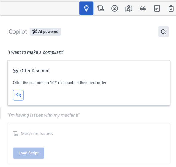 Canned responses in Agent Copilot