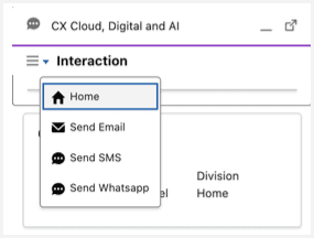 This image is a screenshot of the CX Cloud, Digital and AI utility.