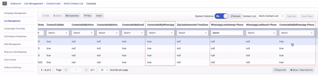 Four new WhatsApp columns