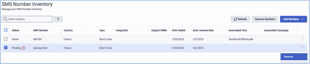 Visibility of selected items