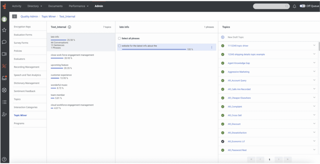 Before - test internal