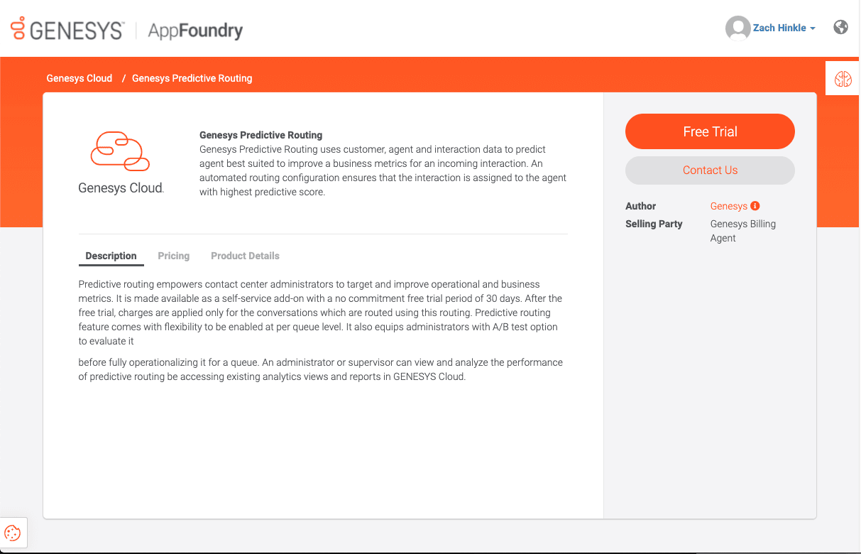 Updated AppFoundry Listing Page