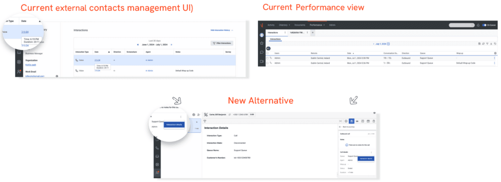 Click to enlarge. Open interactions detail view
