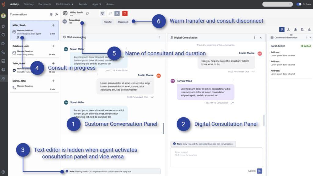 Click to enlarge. Consultation in progress