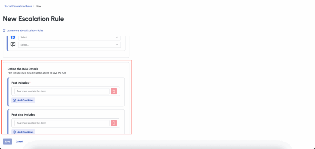 Click to enlarge. Before selection of keywords is mandatory field